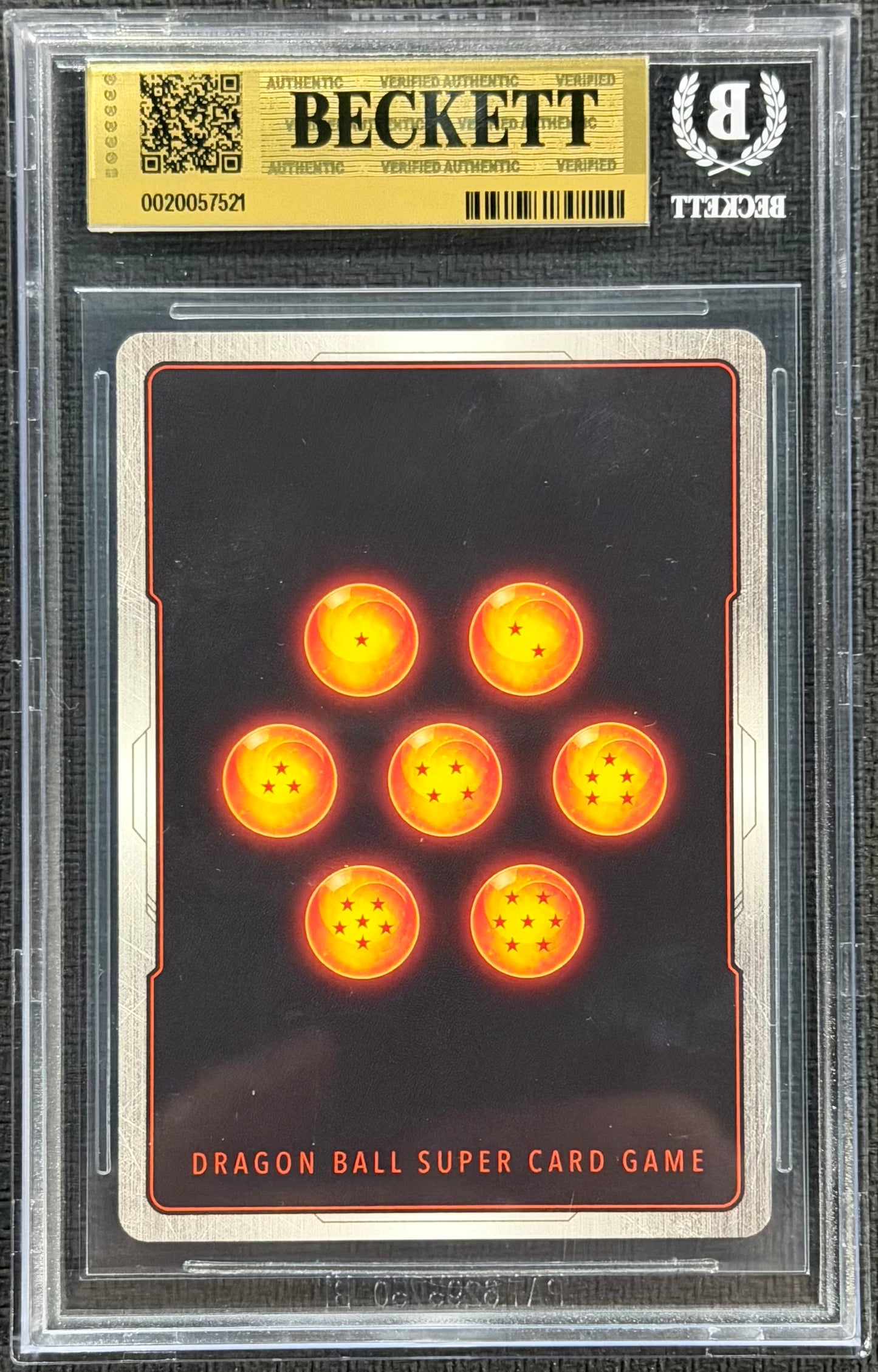 2018 DBS Shenron, The Wishgranter Special Rare BT5-110 SPR Beckett 10