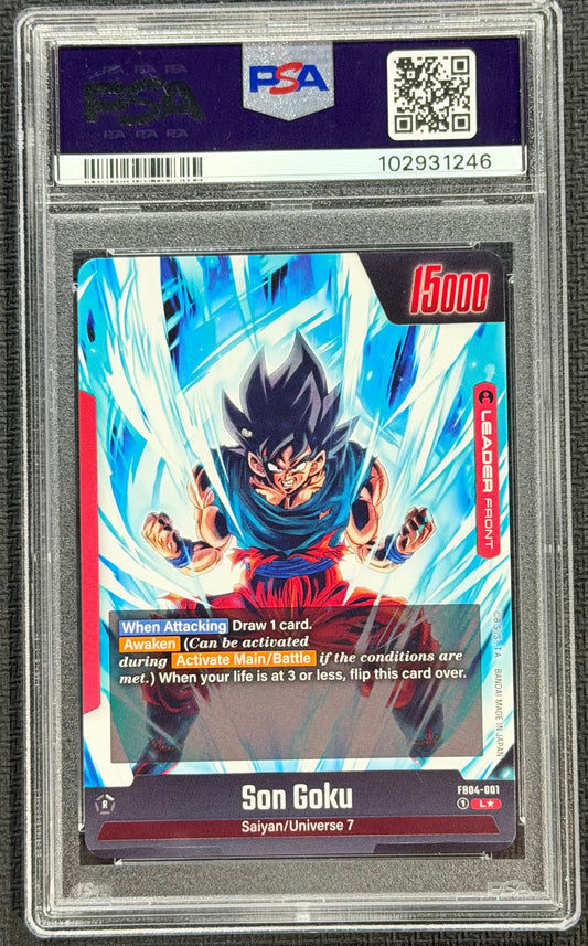 2024 DBS Son Goku Alternate Leader Art FB04-001 PSA 10