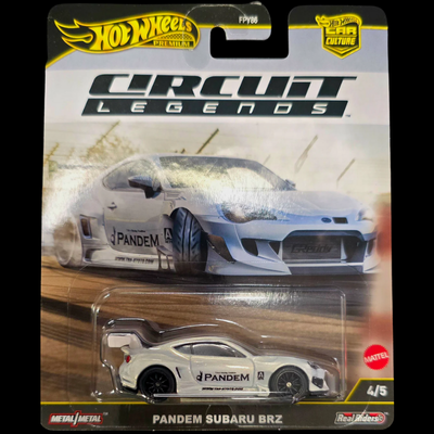 2025 Hot Wheels Car Culture Circuit Legends #4 Pandem Subaru BRZ WHITE