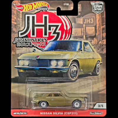 Hot Wheels Car Culture JH3 JAPAN HISTORICS NISSAN SILVIA (CSP311)