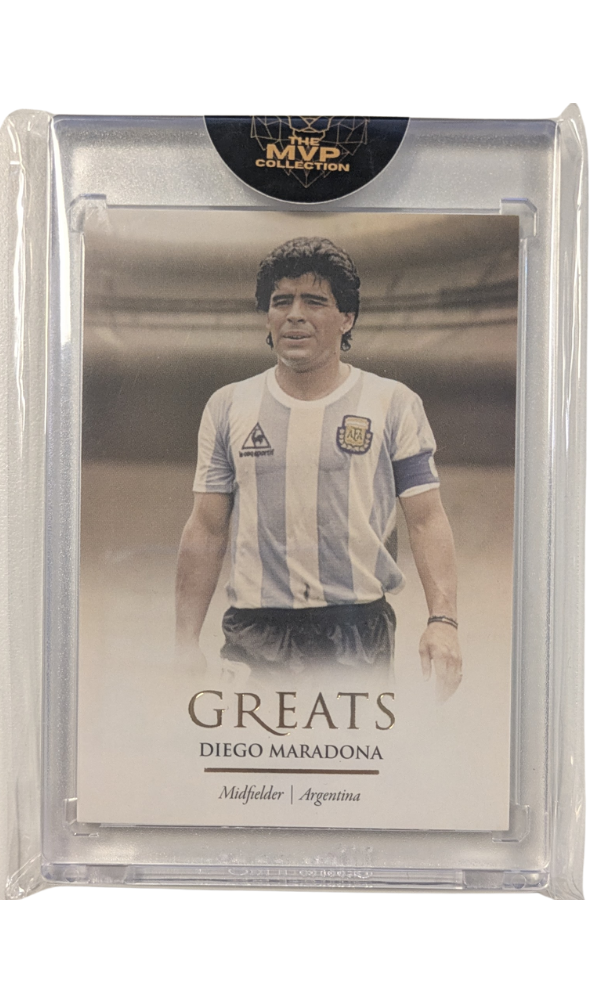 Carte Patch Maradona – Futera Unique 2024 – Timeless – 9/9 – Maillot Porté