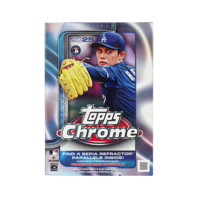 Topps Chrome 2025 Baseball Booster 7-Pack Blaster Box