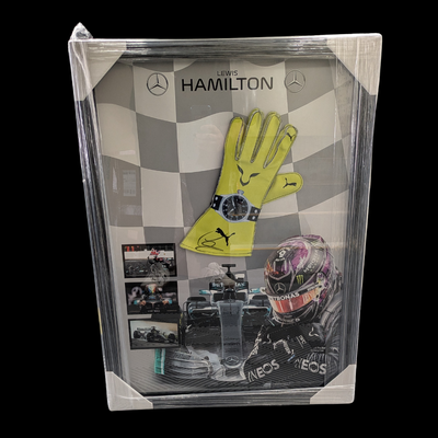 Lewis Hamilton signed Mercedes F1 Replica Glove Certified