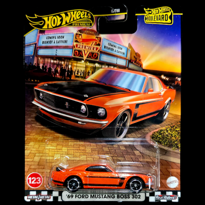 Hot Wheels Premium Boulevard '69 Ford Mustang Boss 302