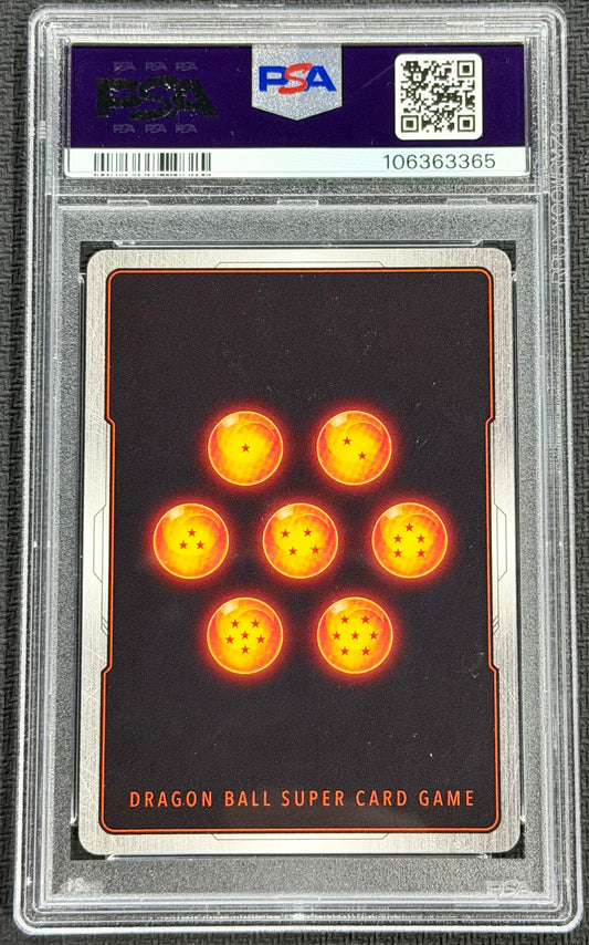 2024 DBS SS4 Son Goku VS Nuova Shenron, Clash With A Soldier Special Rare BT25-107 SPR PSA 10