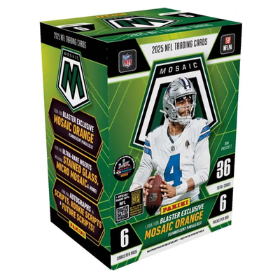 2025 Panini Mosaic NFL Football 6-Pack Blaster Box