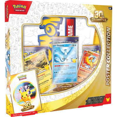 Pokemon TCG: 30th Celebrations Poster Box Pre-Order 16/9/26