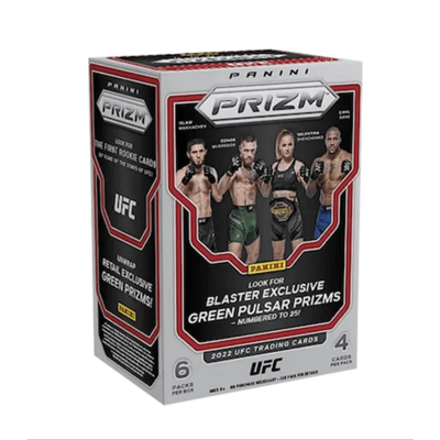 2022 Panini Prizm UFC MMA Cards Blaster Box (Green Pulsar Prizm)