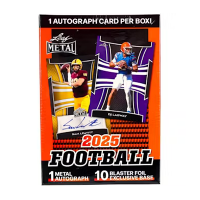 2025 Leaf Metal Football Blaster Box