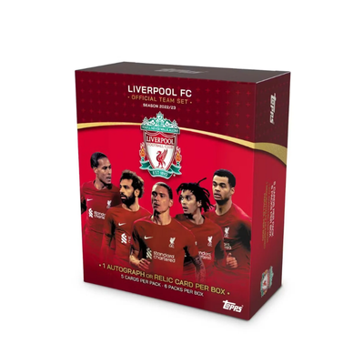2022/23 Topps Liverpool FC Official Team Set Soccer Box