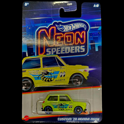 Hot Wheels Custom '70 Honda N600 Neon Speeders 1/8