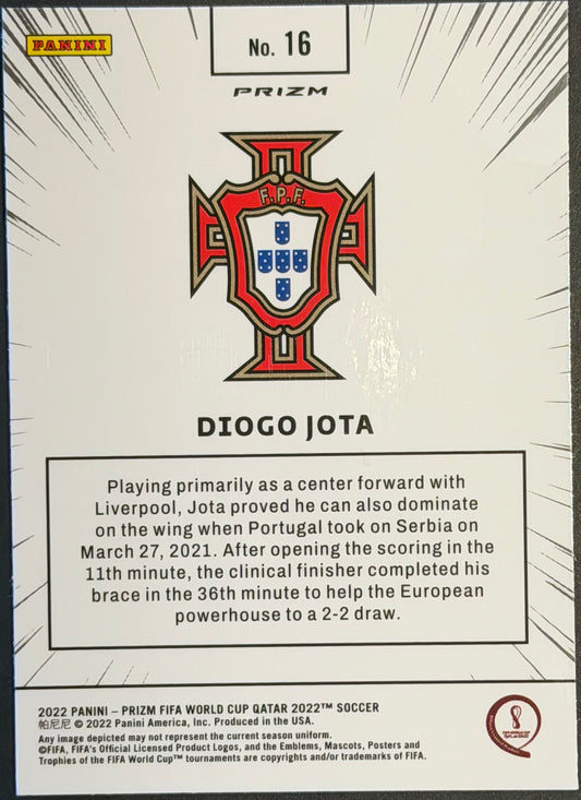 Diogo Jota Manga Case hit FIFA World Cup Qatar 2022 Prizm