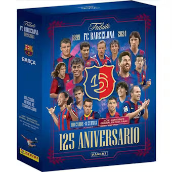 2024/25 Panini FC Barcelona Tribute 125th Anniversary Soccer Hobby Box