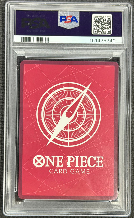 2025 One Piece Koby OP11-001 Alternate Leader PSA 9 Japanese