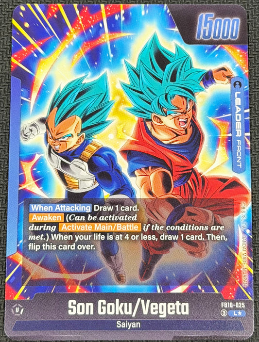 Vegito FB10-025 Alternate Leader Art