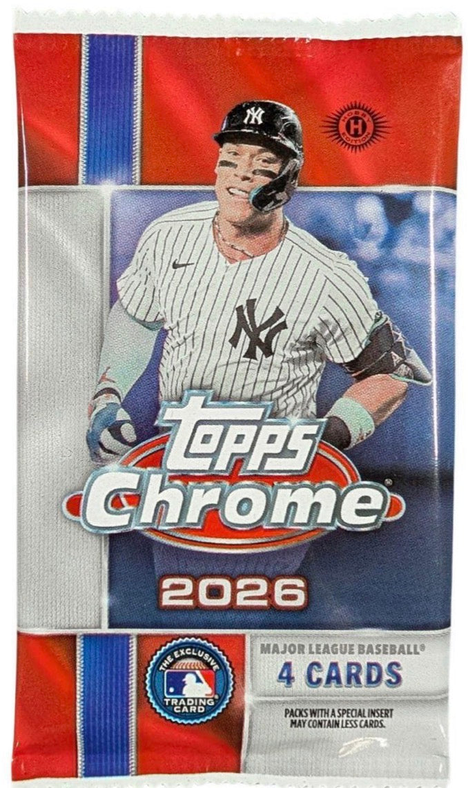 2026 Topps Chrome MLB Baseball Booster Pack