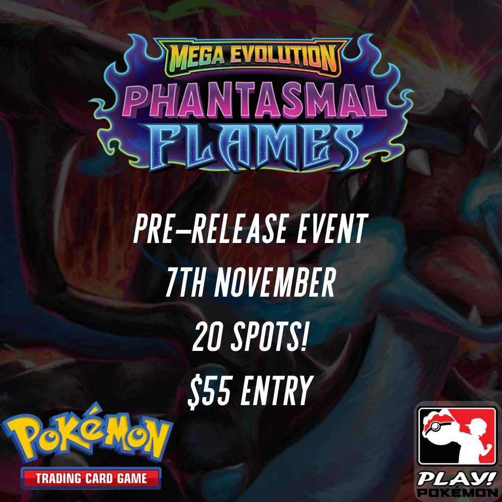 Mega Evolution: Phantasmal Flames Pre-Release Event!