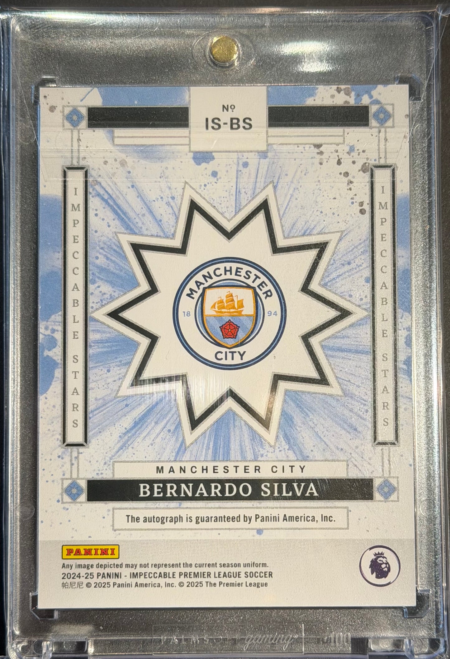 Bernardo Silva Auto 1/75 impeccable stars Red