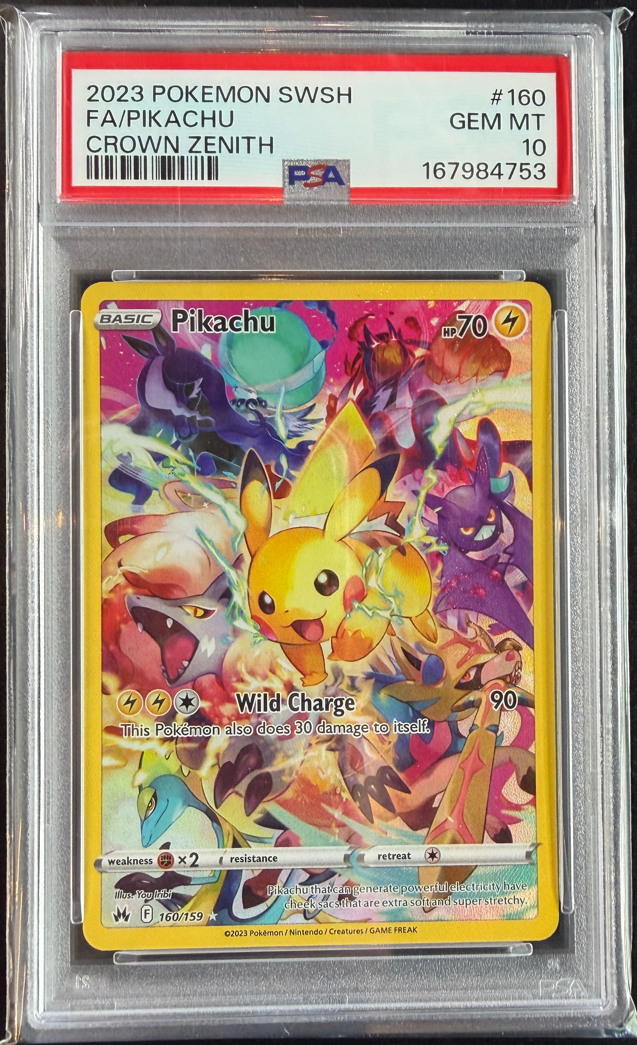 ポケモンカードゲーム PSA 10 Pikachu Crown Zenith 160/159 Pikachu 160/159 [Crown Zenith] PSA 10 – Leo Games