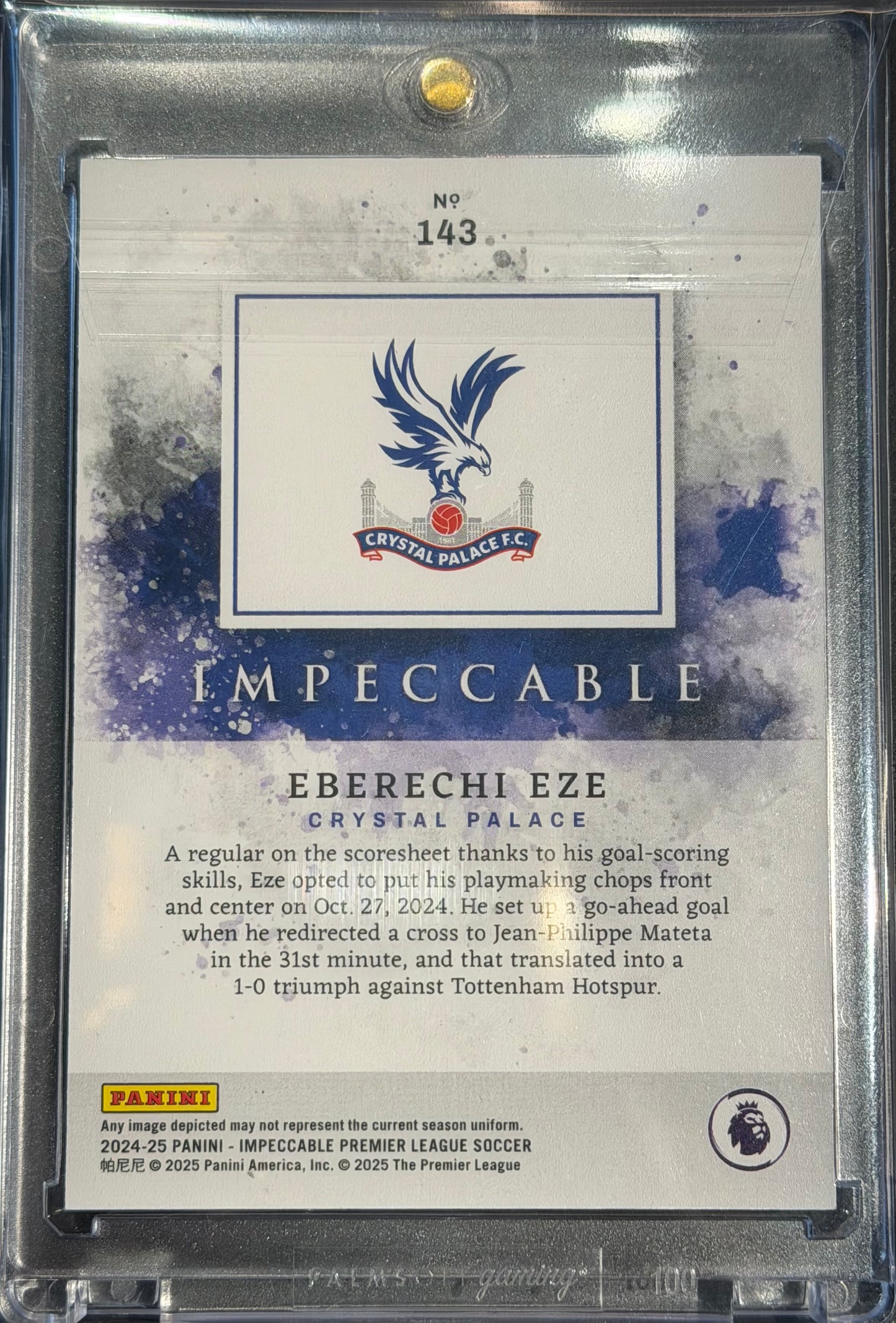 Eberechi Eze 1 of 1 panini impeccable