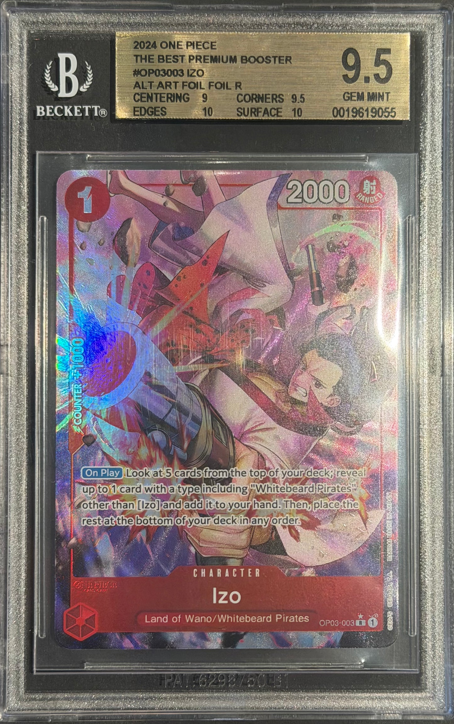Izo Beckett 9.5 op03-003 R alt art one piece the best