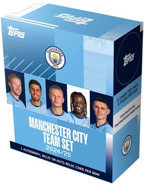 2024/25 Manchester City FC Official Team Set Box