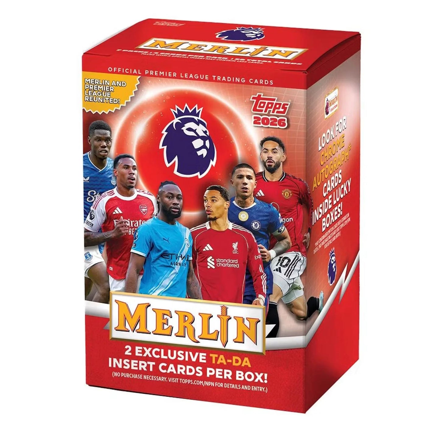 Topps 2026 Merlin Premier League Soccer Blaster Box