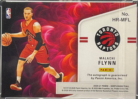 2020/21 Hoops Malachi Flynn Autograph #02/25 No. HR-MFL