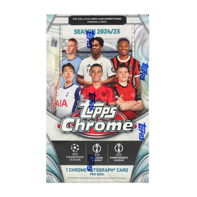 2024/25 Topps Chrome UEFA Club Competitions Soccer Hobby Box