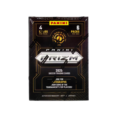 2025 Panini Prizm FIFA Club World Cup Soccer 6-Pack Blaster Box
