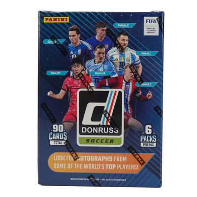 2024/25 Panini Donruss Soccer 6-Pack Hobby Blaster Box