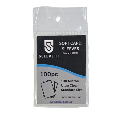 Sleeve-It: Soft sleeves - 100pk (100 Micron) Regular Size Premium