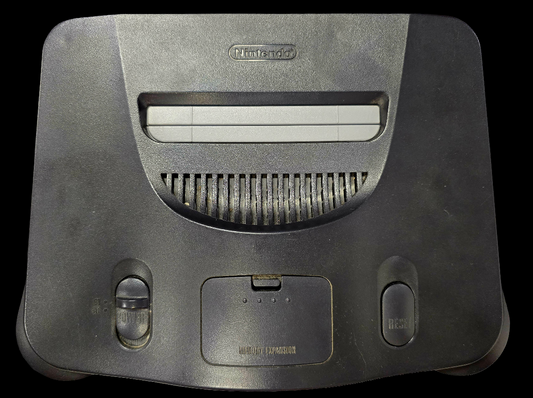 Nintendo 64 System - Charcoal Grey - Complete Console - Cleaned & Tested