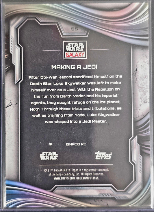 2025 Topps Star Wars Chrome Galaxy Making a Jedi #55