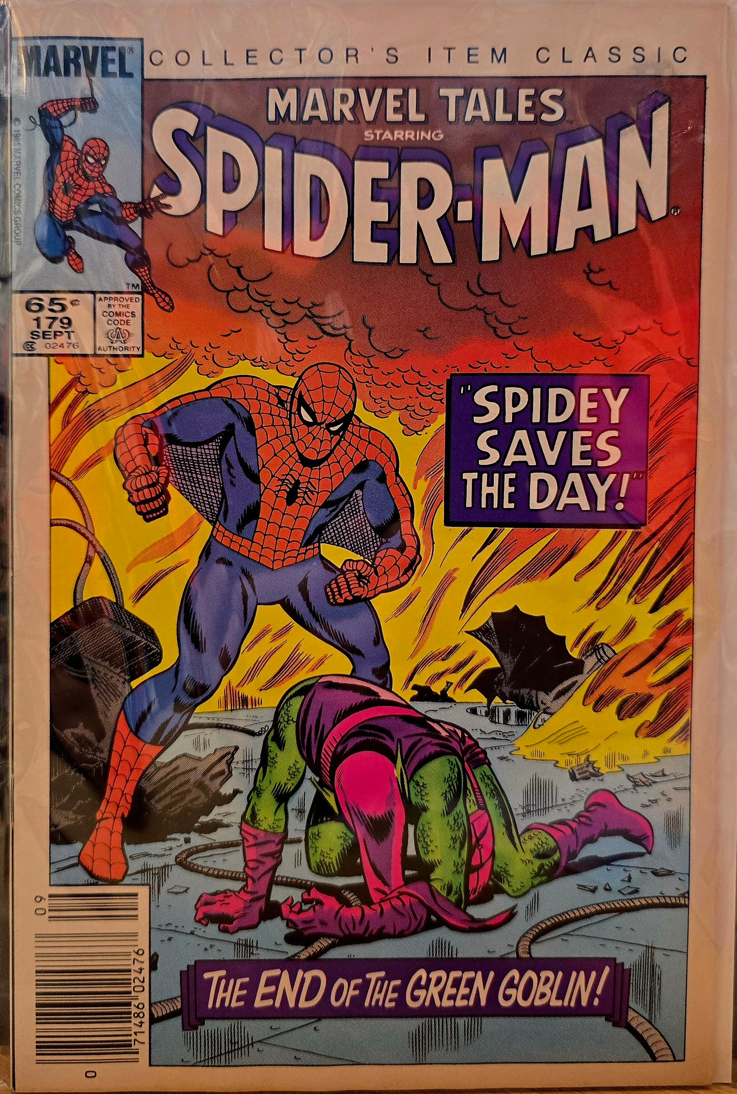 Marvel Tales Starring Spider-Man #179 "The End Of The Green Goblin"