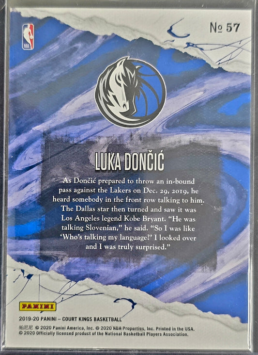 2019-20 Panini Court Kings Luka Doncic #57