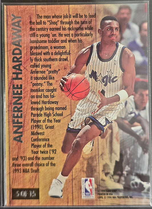1993-94 Fleer Ultra Nicknames Anfernee Hardaway Penny