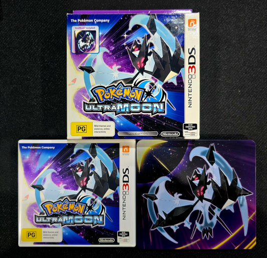 Pokemon Ultra Moon- Nintendo 3DS - FAN EDITION - Metal Case