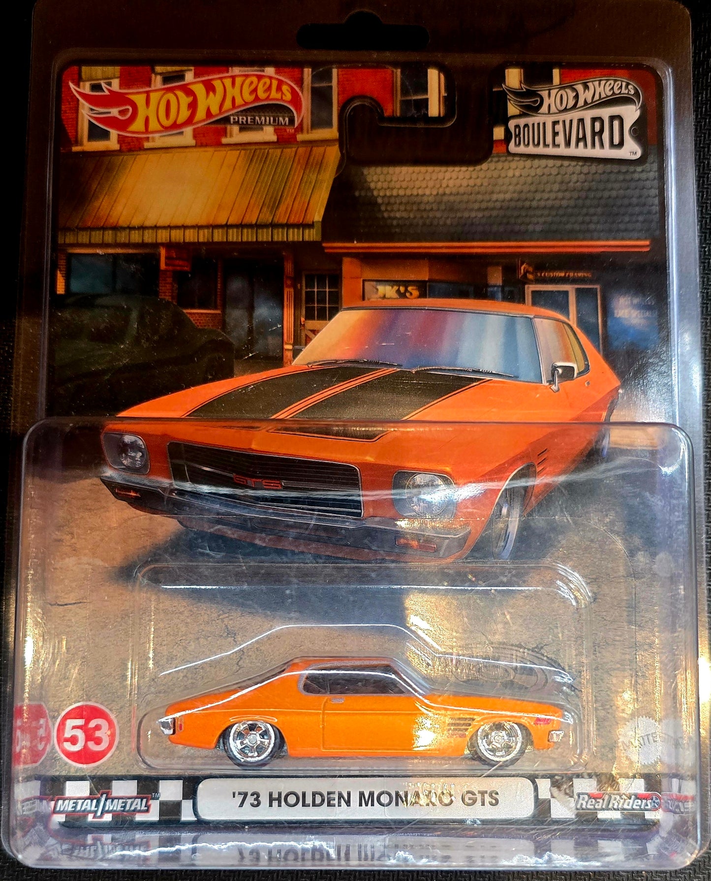 Hot Wheels 2022 Boulevard #53 Orange '73 Holden Monaro GTS