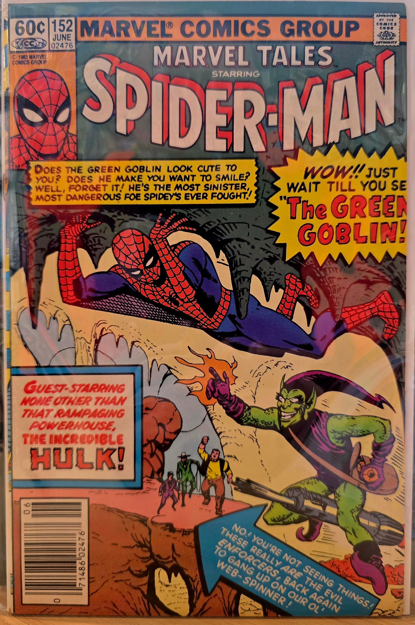 Marvel Tales #152 1983 1st Appearance Green Goblin! Newsstand