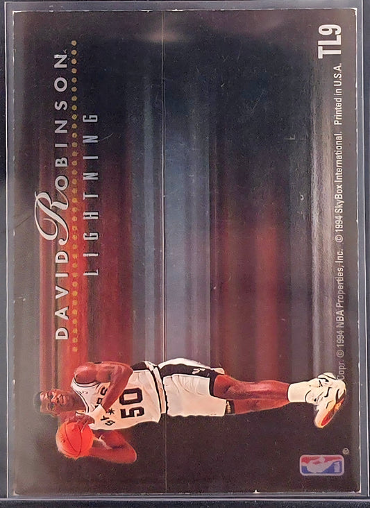 1993/94 Skybox Dennis Rodman/David Robinson Thunder/Lightning Insert