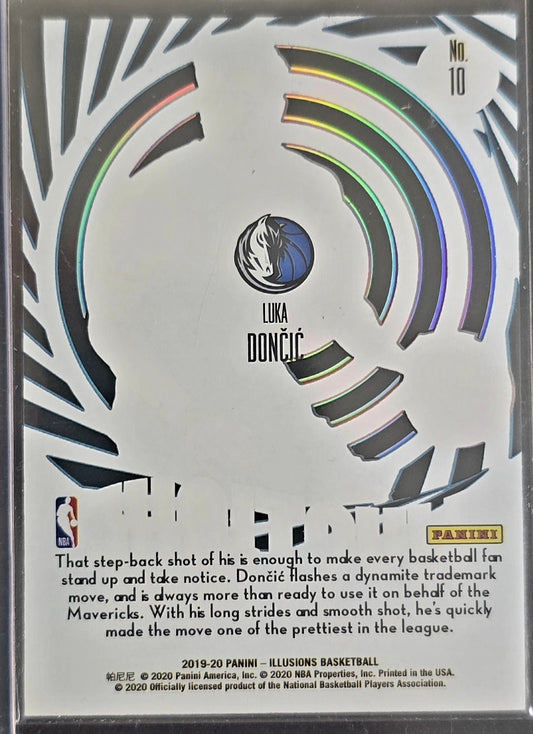 2019-20 Panini Illusions - Mystique Luka Dončić #10 Sapphire