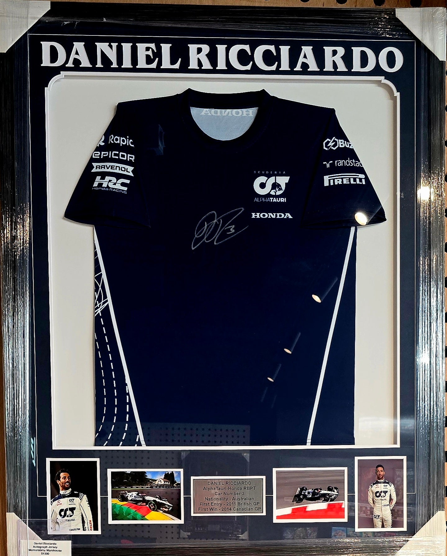 Daniel Ricciardo Signed Jersey