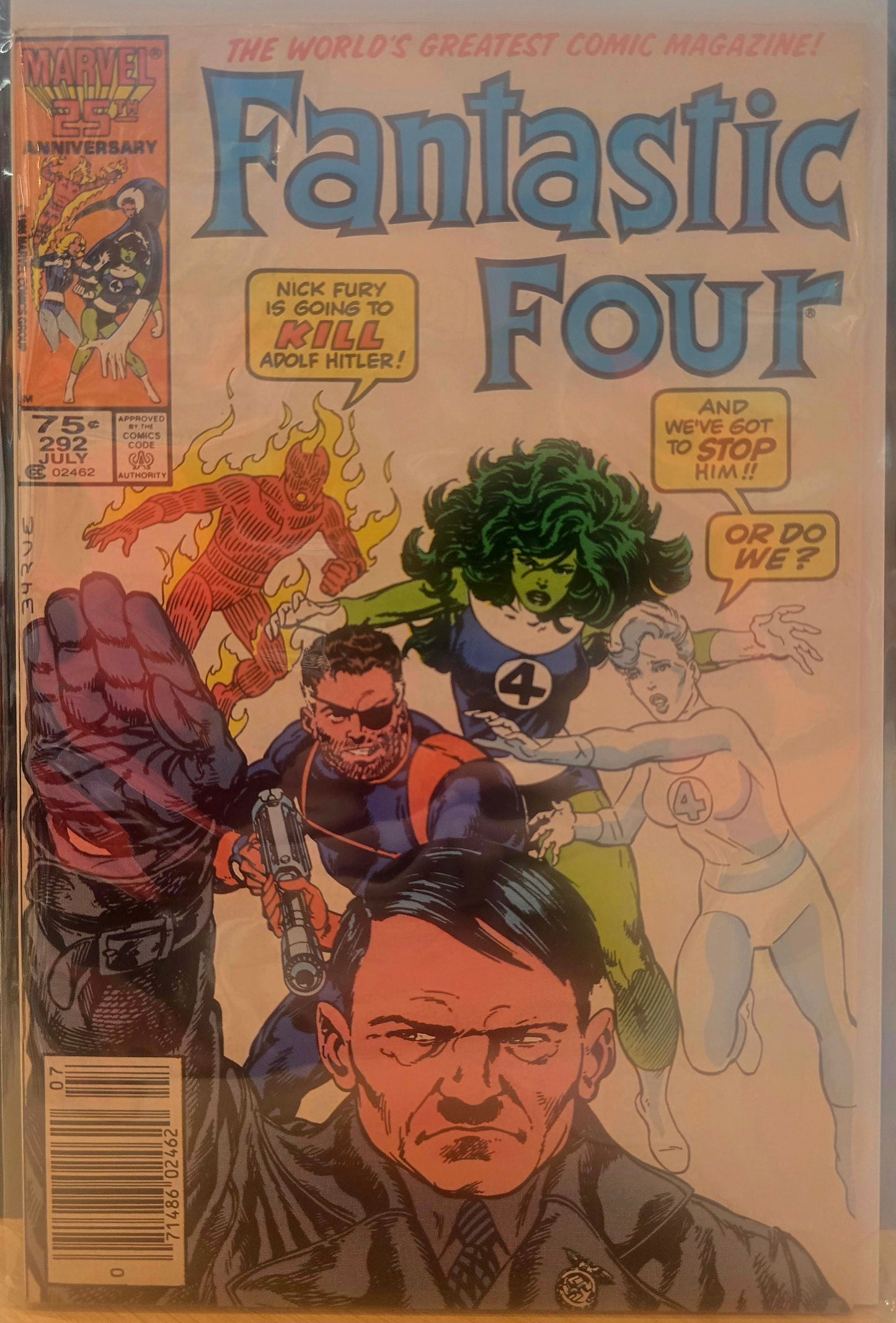 Fantastic Four #292 1986 Marvel Comics