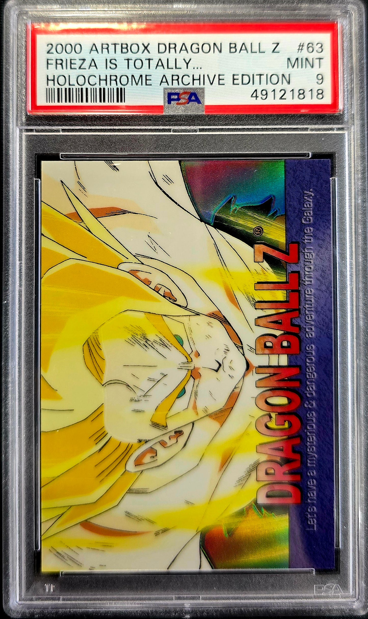 2000 Artbox Goku Holochrome Archive Edt PSA 9