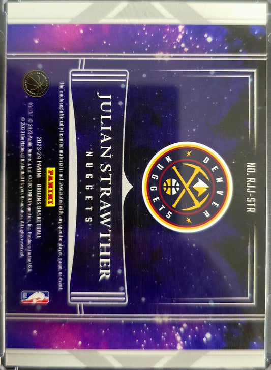 2023/24 Panini Origins Julian Strawther Rookie Jumbo Jerseys #RJJ-STR