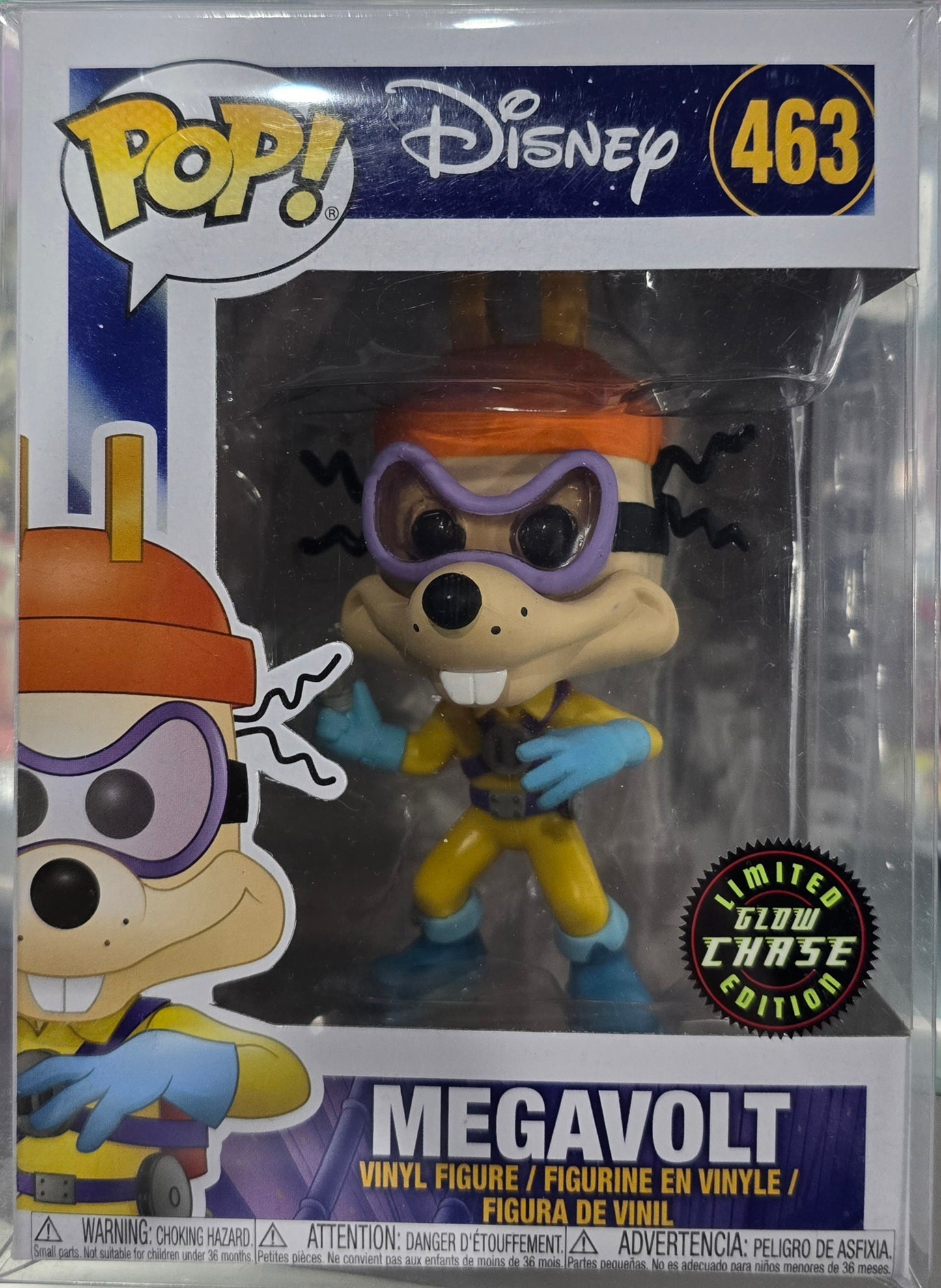 Funko Pop! Disney Darkwing Duck Megavolt #463 LTD Glow Chase
