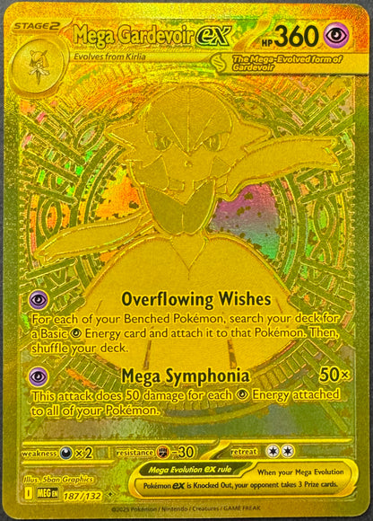 Mega Gardevoir Ex 187/132 [Mega Evolution]