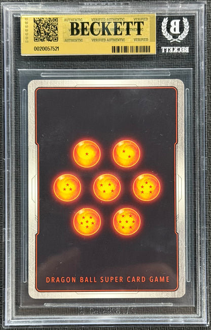 2018 DBS Shenron, The Wishgranter Special Rare BT5-110 SPR Beckett 10