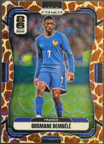 2026 Panini Prizm FIFA World Cup Ousmane Dembele France PSG Giraffe SSP